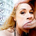 Pic of Blonde MILF Sarah Vandella has her makeup run while being throat fucked