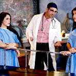 Pic of Naughty doctor and nurse have a threesome with hospital patient