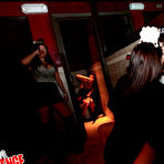 Pic of Drunk lesbian girlfriends havung fun, kissing and touching one another