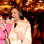 Pic of Young girls are invited indoors by an older woman for a lesbian threesome