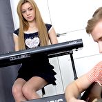 Pic of Skinny young girl Sonya Sweet takes a cumshot on her ass after a fuck