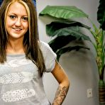 Pic of Tattooed teen Kendra Cole masturbates and sucks a cock during POV action