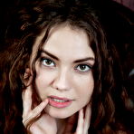 Pic of Erotic brunette Norma A bends for hot ass closeup & spreads for pussy view