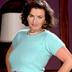 Pic of Solo model Effie unleashes her big natural boobs in a white corset