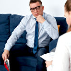 Pic of Redheaded student Arina Shy gets tricked into having sex by her older teacher