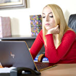 Pic of Blonde teen Liz Rainbow has sexual intercourse with her old boss