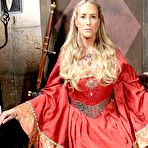 Pic of Mature blonde woman Brandi Love frees her big tits from cosplay costume