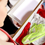 Pic of Teen lesbians Lady Dee and Sweet Angelina indulge in pee play during sex