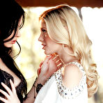 Pic of Beautiful lesbians Aiden Ashley and Charlotte Stokely fingering pussy