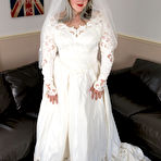 Pic of Overweight bride Samantha engages in POV sex on a leather couch