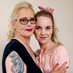 Pic of Blonde teen Kate Enchanted has lesbian sex with her old stepmother