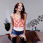 Pic of Charismatic babe in stockings Janice Griffith boasts with her ass hole