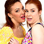 Pic of Over 30 lesbians Gina Monelli and Kaira Love get totally naked during sex