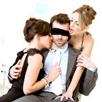 Pic of Two astonishing porn models Kimmy Granger and Gia Paige in a hot FFM threesome