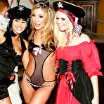Pic of Lusty teen babes Cindy and Amy have groupsex at a wild party