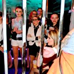 Pic of Party girls suck cock and participate in lesbian sex inside a club