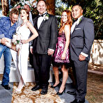 Pic of Slutty bride Allison Moore is into foursome groupsex with well-hung guys