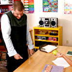 Pic of Busty teacher Nikki Sexx enjoys a huge cock in her ass and pussy