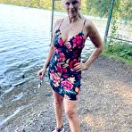 Pic of Blonde lady Sweet Susi exposes herself during lakeside adventures