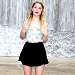 Pic of Naughty amateur Lila Frey performs anal oriented sex acts out in public