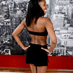 Pic of Cute black girl Brie Dawn shows off her pink pussy for the very first time