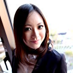 Pic of Japanese beauty Ritsuko Tachibana takes off office attire to go nude on a bed