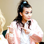 Pic of Fitwife Jewels and Sawyer Cassidy share the principal's cock in his office
