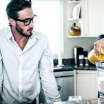 Pic of Dark haired teen Eliza Ibarra bangs her stepbrother on a couch