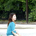 Pic of Japanese girl Tomomi Matsuda gives a blowjob in a bathroom before upskirt play