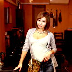 Pic of Japanese beauty Sara Saijo pops out her big natural tits during solo action