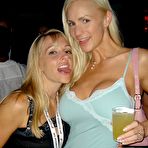 Pic of Natural blonde Naughty Allie rubs her pussy after a no panty upskirt
