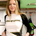 Pic of Masturbating amateur babe Svetlana Urova does it in the kitchen