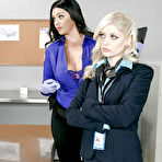 Pic of Mean lesbians Alison Tyler, Charlotte Stokely and Julia Ann toying twats