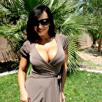 Pic of Shapely MILF Lisa Ann revealing superb boobs and ass outdoor