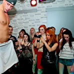 Pic of Drunk party girls get footloose and fancy free with male strippers