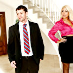 Pic of Latina milf Ava Addams and office hoe Bridgette B. suck cum-stick