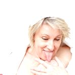 Pic of Mature slut with hairy pussy Ester takes part in a gyno scene