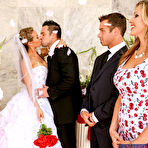 Pic of Nicole Aniston is joined by her stepmom & lover for a 3some on her wedding day