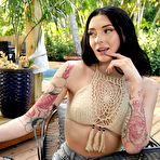Pic of Tattooed babe Charlotte Sins Rides a Stud