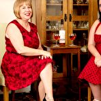 Pic of Mature British woman Speedy Bee has lesbian sex with a younger BBW