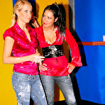 Pic of Fuckable fetish babes in jeans are into wild and messy catfight