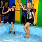 Pic of Stunning european gals with big tits are into wet wrestling