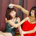 Pic of Salacious thai lesbians with fuckable curves have a steamy catfight