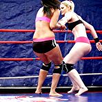 Pic of Sporty vixens have a rough catfight for lesbian domination