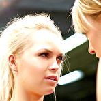 Pic of Stunning sporty lesbians get some pussy pleasure after wrestling