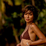 Pic of Hot Thai teen Rosah takes off her bikini to go nude on a boulder