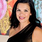 Pic of Big tits brunette milf June Tandy reveals her perfect ass upskirt