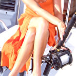 Pic of Petite girl Nina takes a cumshot after anal sex while fishing on a boat