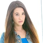 Pic of Big tit brunette Eva showing her marvellous body and ass