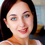 Pic of Sweet brunette teen Alin Luxe highlights her nice pussy in the nude